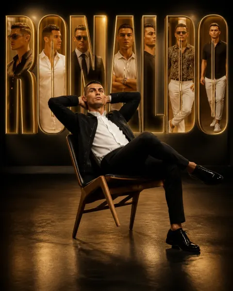 Luxury Ronaldo Studio Poster