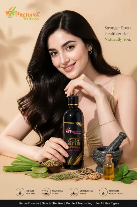 Beautiful Long-Haired Model Photoshoot