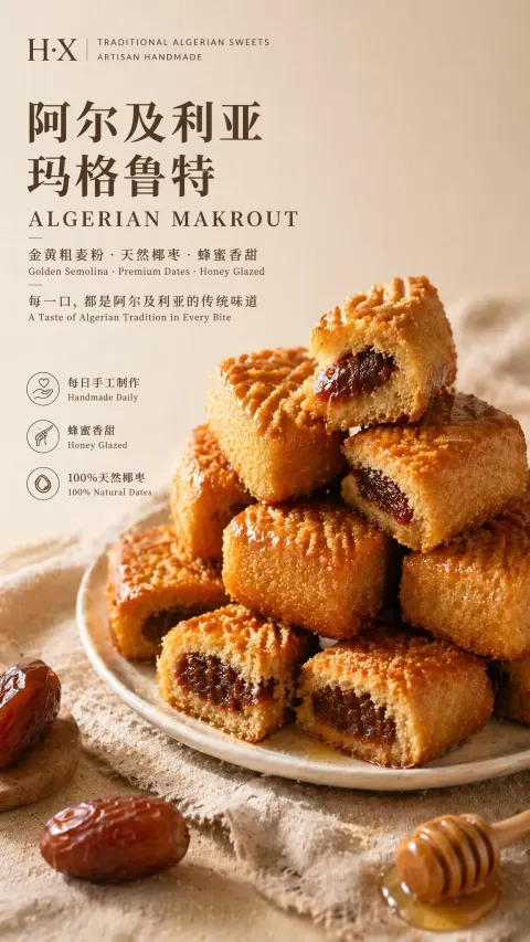 Algerian Honey-Glazed Makrout