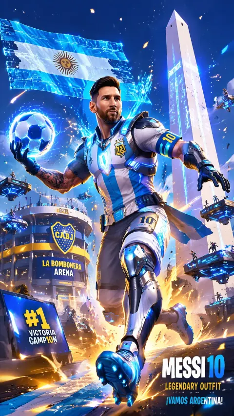 Messi Fortnite Legendary Hero Skin