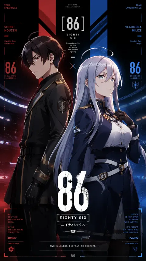 Eighty Six Mecha Warrior Poster