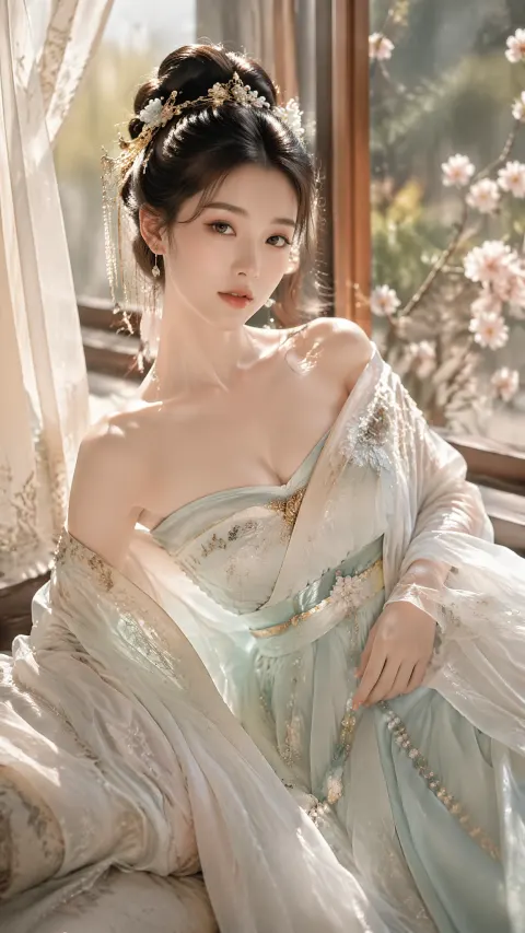 Noble Lady Water Light Portrait