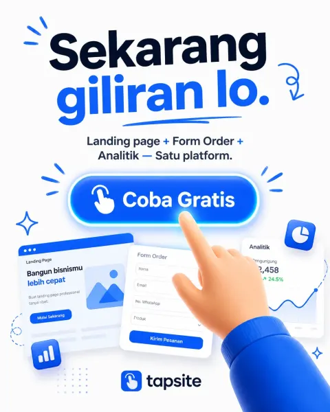 Bold Blue CTA Card Design