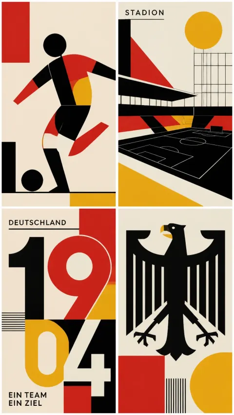 German Bauhaus Minimalist Design
