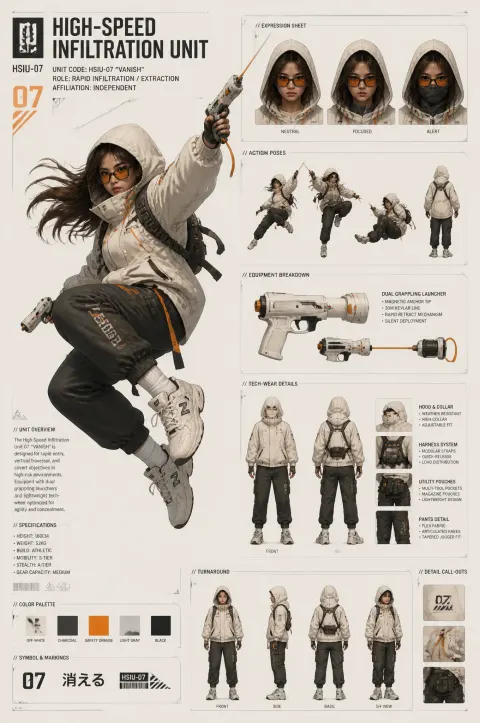 Tech Infiltrator Concept Sheet