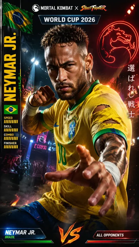 Neymar Kombat Fighter World Cup