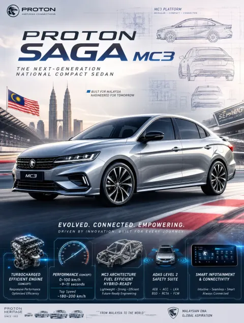 Proton Saga MC3 Concept Poster