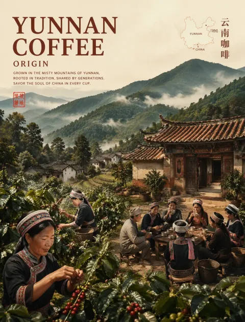 Yunnan Coffee Origin Cinematic Visuals