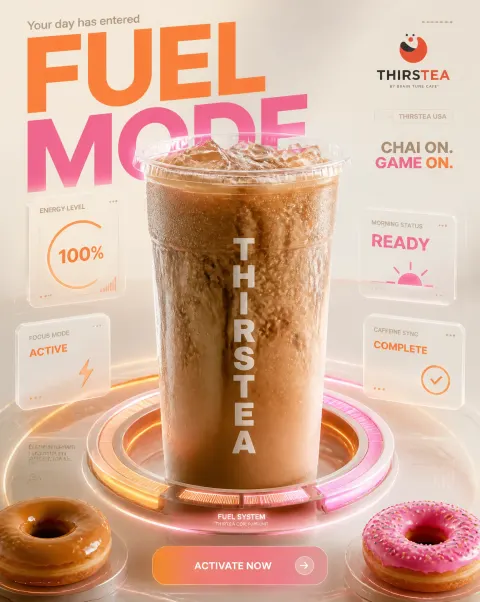 ThirsTea Fuel Mode Dashboard