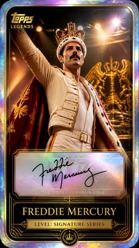 Freddie Mercury Legend Card