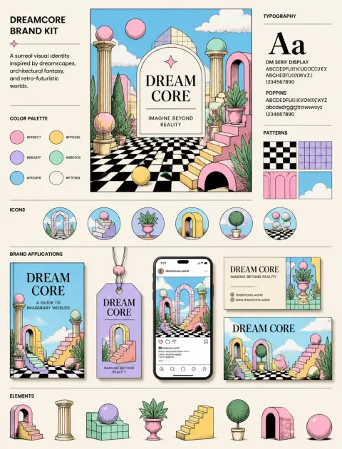 Dreamcore Brand Kit via ChatGPT