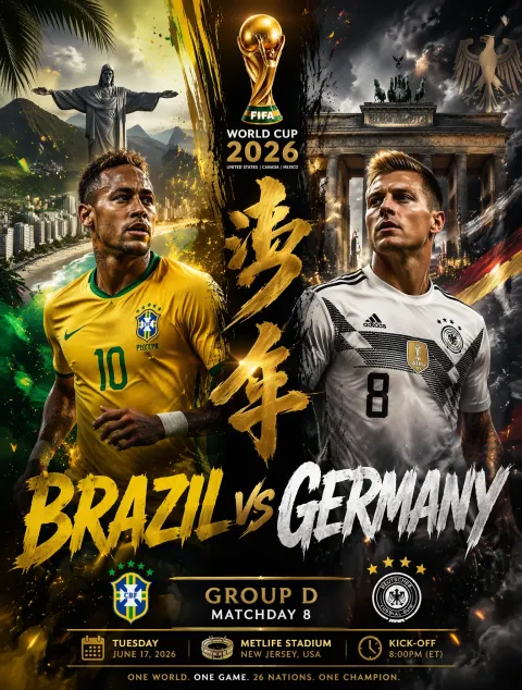 FIFA 2026 Brazil vs Germany Epic Clash
