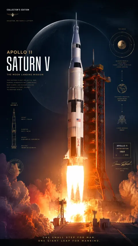 Apollo 11 Collector's Edition Poster