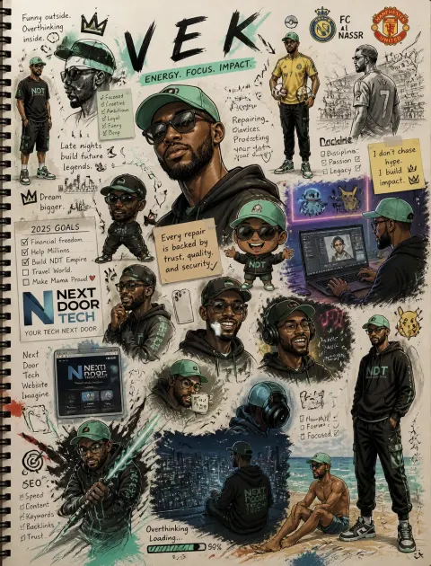 VEK Creative Sketchbook Chaos