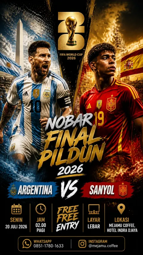 FIFA 2026 Final Match Flyer Design