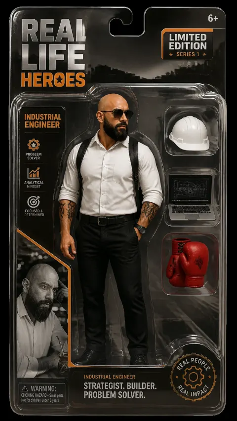 Hyperrealistic 3D Action Figure Design