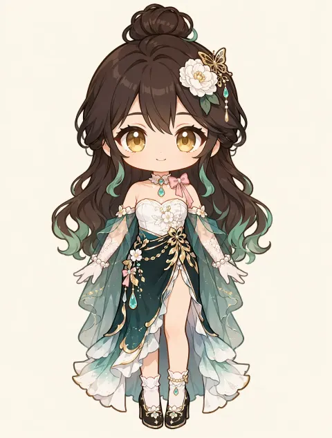 Chibi Girl Character Design
