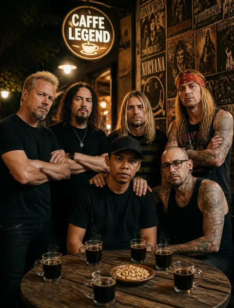 Rock Legends Coffee Night