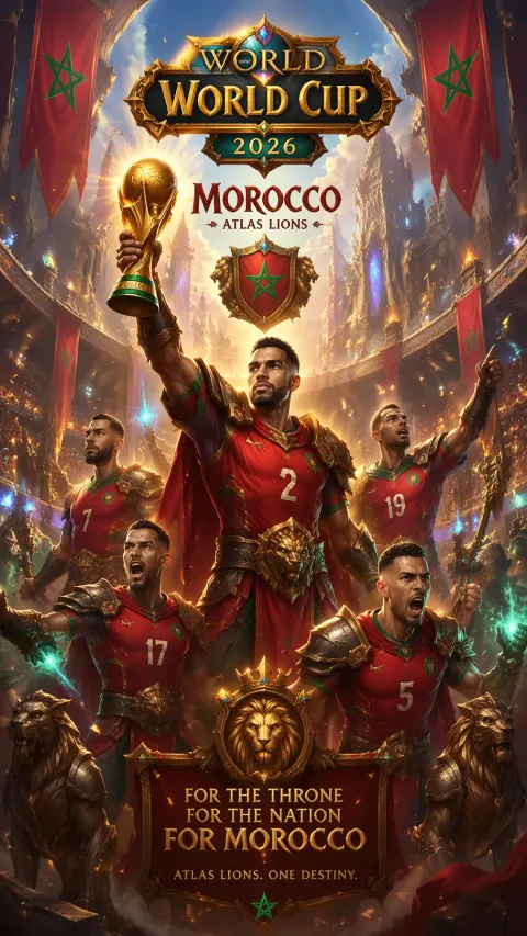 WoW Style World Cup Poster