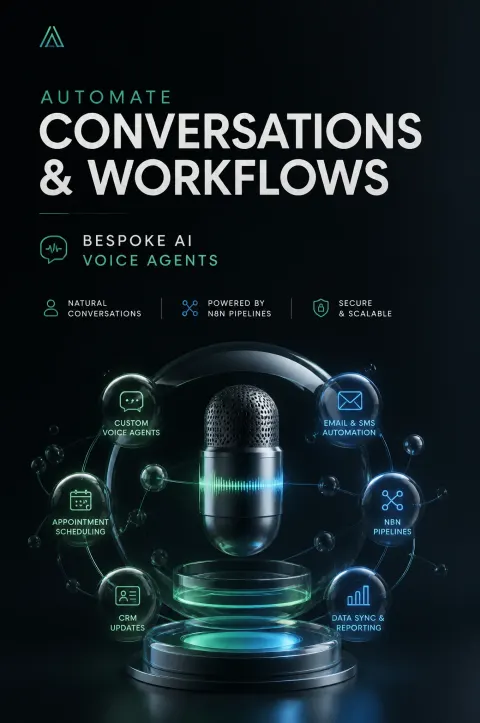 AI Voice Agent Automation Poster