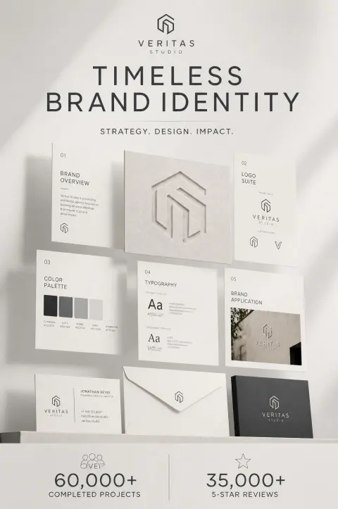 Sleek Minimalist Brand Identity Ad