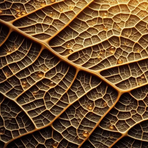 Macro Lens Leaf Texture Detail Photography