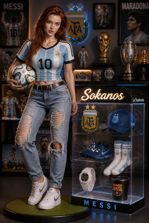 Messi 3D Figure Custom Showcase
