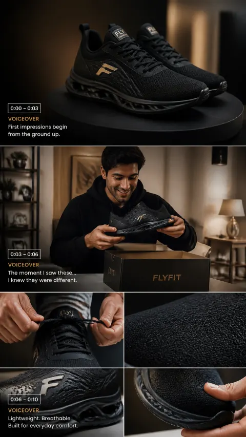 Walk With Confidence Shoe Ad