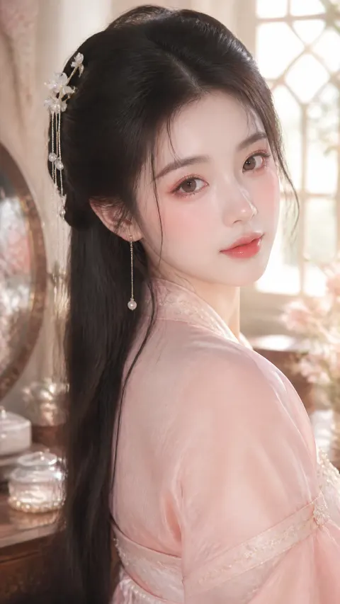 Noble Lady Water Glow Makeup Close-up