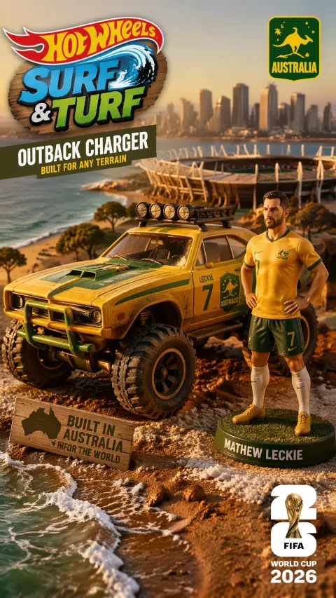 Australia World Cup Hot Wheels Charger