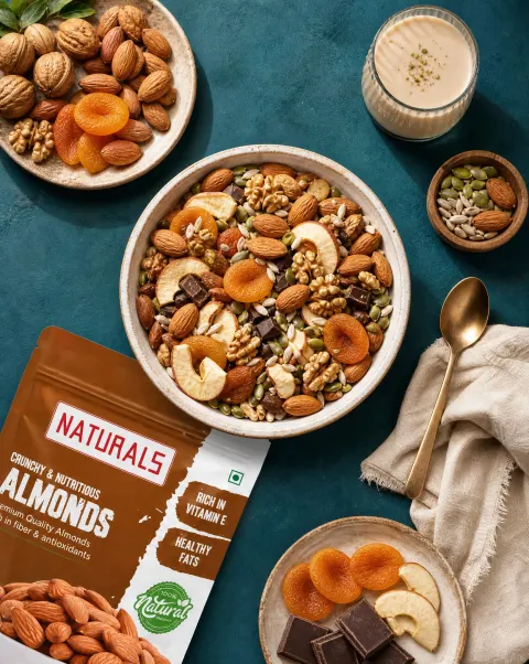 Premium Dry Fruit Gift Photography