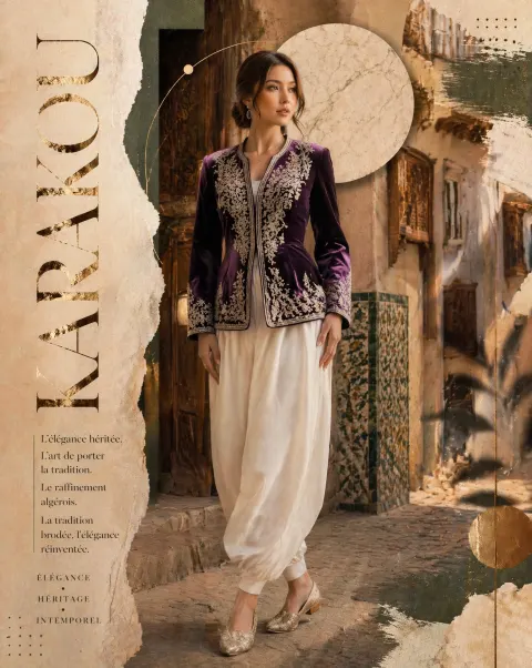 Royal Purple Karakou Haute Couture