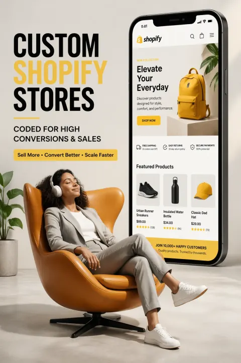 Custom Shopify Stores For Sales