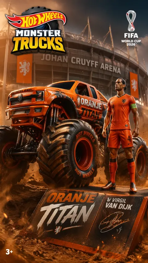 Van Dijk Oranje Titan Monster Truck