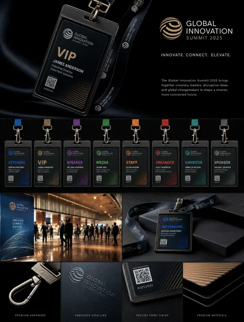 Premium Event Badge Collection