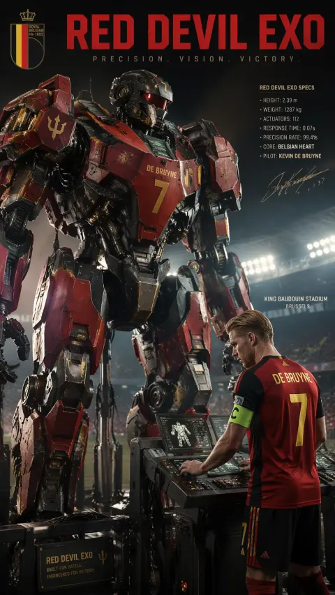 De Bruyne Mech Poster