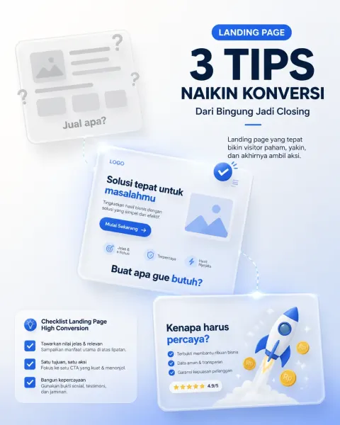 Landing Page Conversion Visual Design