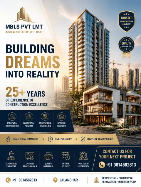 Premium Construction Ad Design