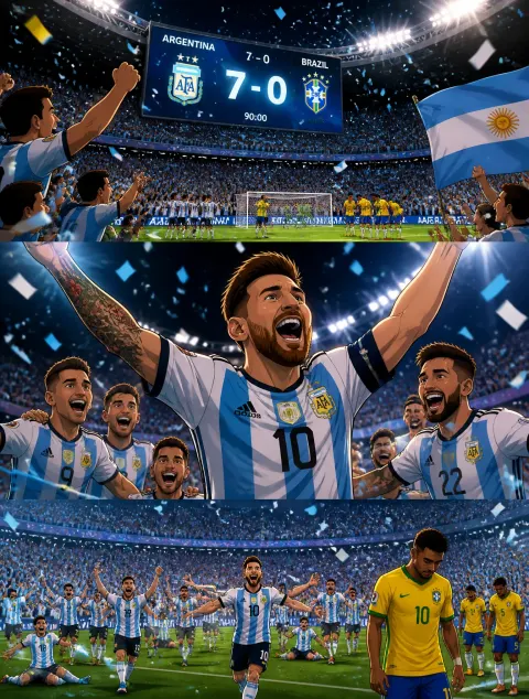Argentina's Epic 7-0 Victory Over Brazil