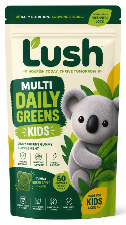 Kids Gummy Supplement Packaging Design