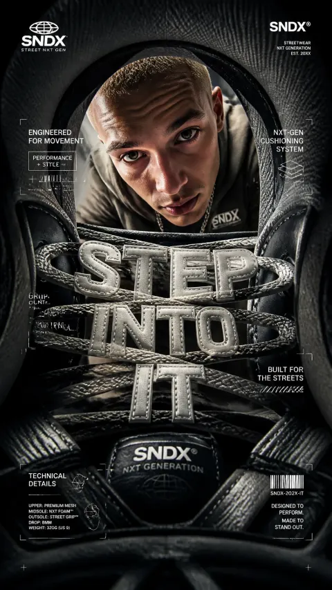 Giant Sneaker POV Ad