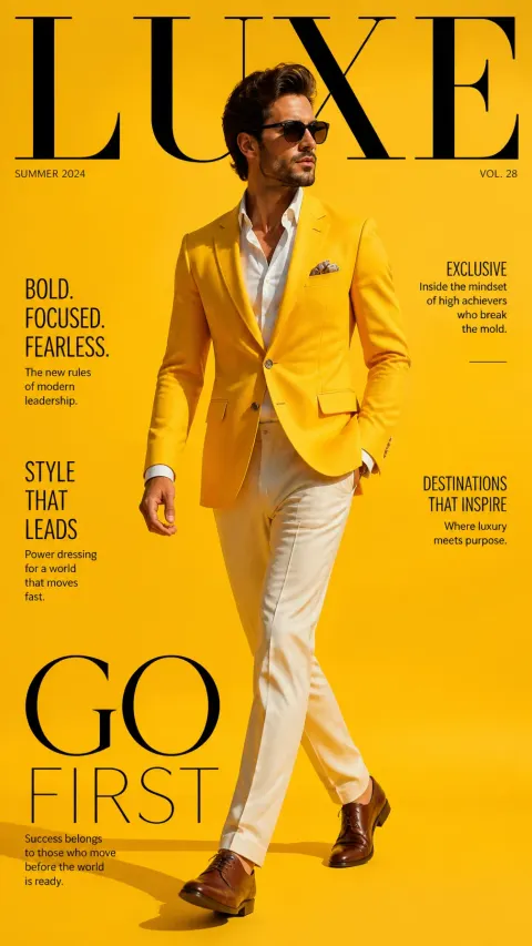 Yellow Blazer Editorial