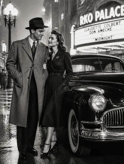 1940s Vintage Couple Romance