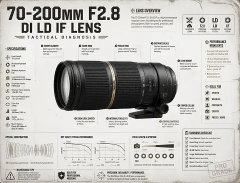 Lens Tactical Infographic Poster Design