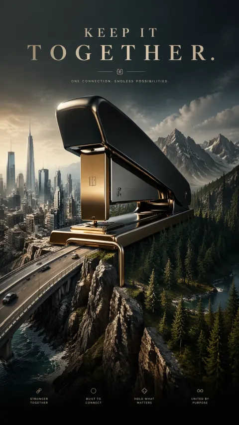 Stapler Connects Worlds