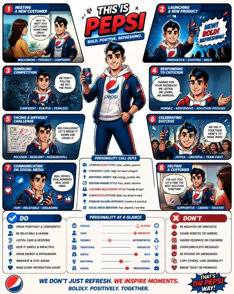 Brand Character Comic Poster