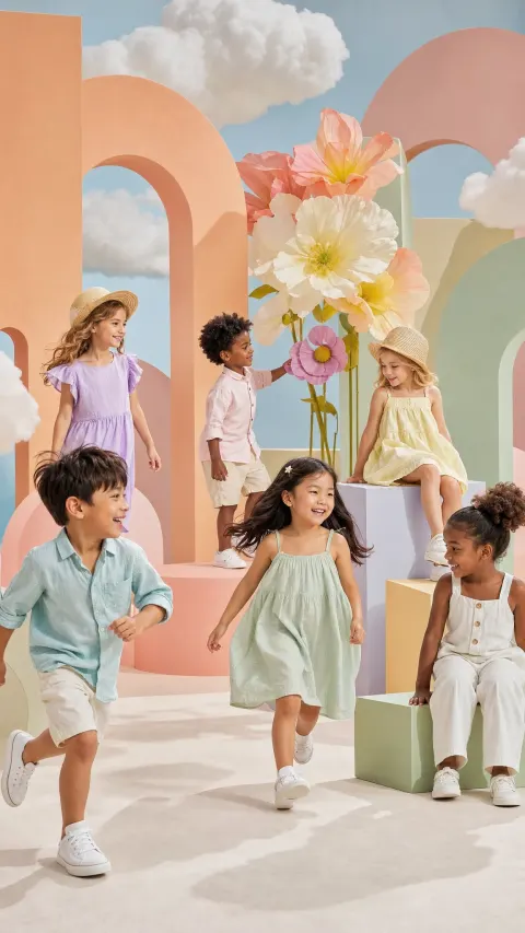 Dreamy Kids Fashion Editorial