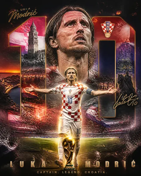 Modrić Legendary Tribute Poster