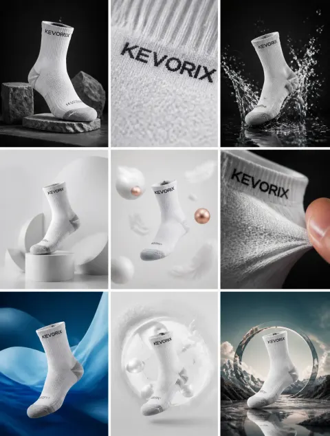 Luxury Sock Campaign Grid