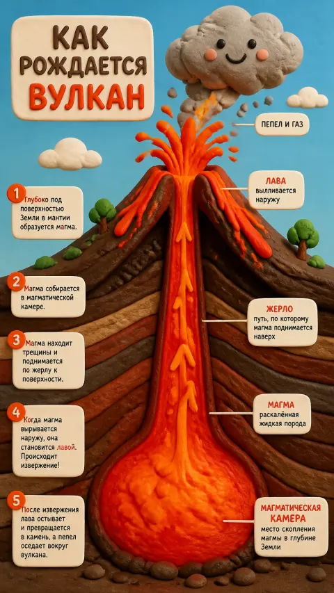How Volcanoes Are Born